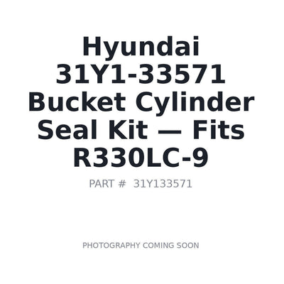 31Y1-33571 Hyundai Hydraulic Seals . Fits R330LC-9