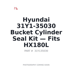 Hyundai 31Y1-35030 Hydraulic Seal Kits | Fits Hyundai HX180L | Stocked in BC, Ships Canada-Wide