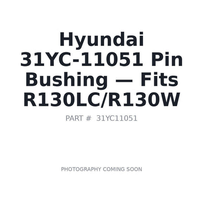 31YC-11051 Hyundai Bushings