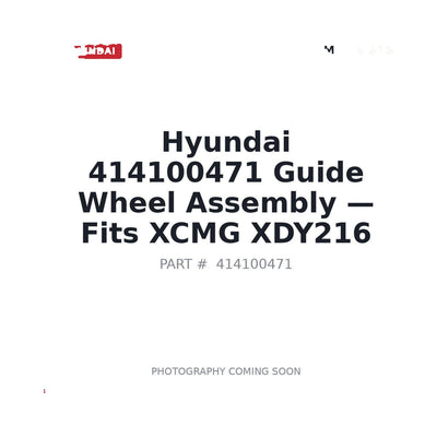 414100471 Hyundai Guide Wheel Assembly - Fits XCMG XDY216
