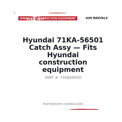 71KA-56501 Hyundai Body Components