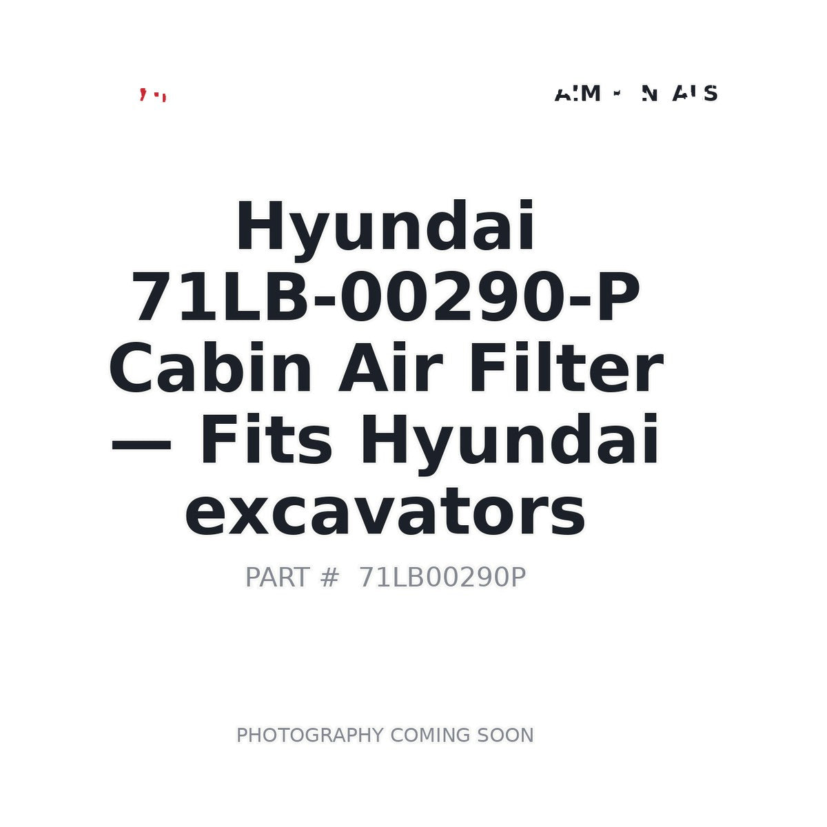 71LB-00290-P Hyundai Cabin Air Filter (Aircon Filter)
