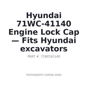 Hyundai 71WC-41140 Cab & Body Parts | Fits Hyundai excavators | Stocked in BC, Ships Canada-Wide