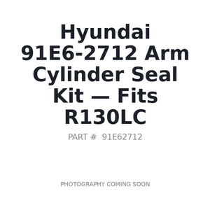 Hyundai 91E6-2712 Hydraulic Seals | Fits Hyundai R130LC | Stocked in BC, Ships Canada-Wide