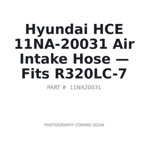 Hyundai HCE 11NA-20031 Hoses . Fits R320LC-7 | Fits Hyundai R320LC-7 | Stocked in BC, Ships Canada-Wide