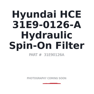 31E9-0126-A Hyundai 31E9-0126-A Filters