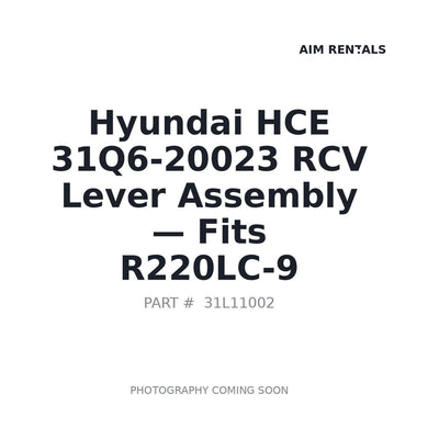 31Q6-20023 Hyundai 31Q6-20023 Cab Control Levers . Fits R220LC-9