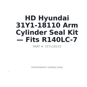 Hyundai HCE 31Y118110 Hydraulic Seals . Fits R140LC-7 | Fits Hyundai R140LC-7 | Stocked in BC, Ships Canada-Wide