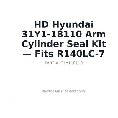 31Y1-18110 Hyundai 31Y118110 Hydraulic Seals . Fits R140LC-7