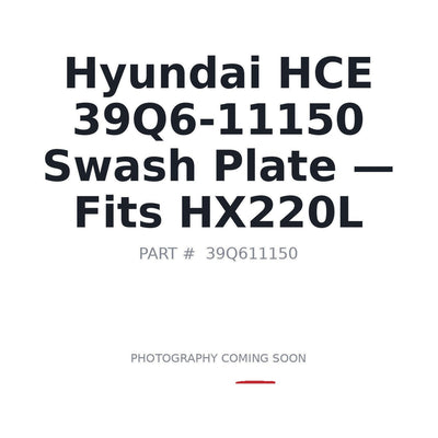 39Q6-11150 Hyundai 39Q6-11150 Hydraulic Pump Parts