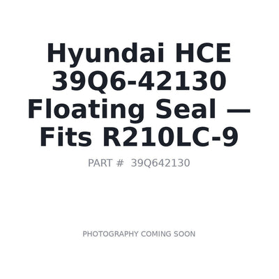 39Q6-42130 Hyundai 39Q6-42130 Hydraulic Seals . Fits R210LC-9