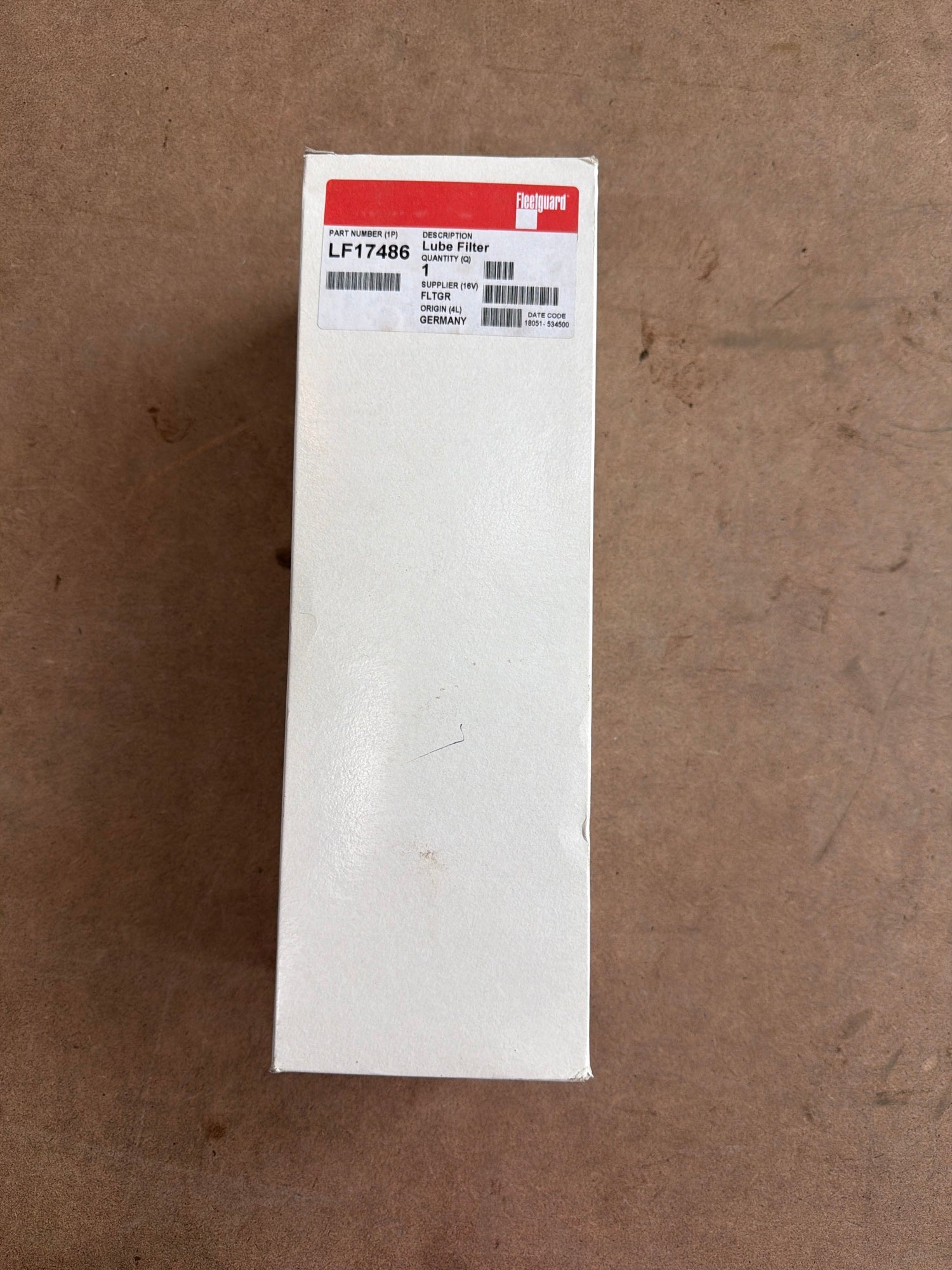 LF17486 Fleetguard Cartridge Oil Filter