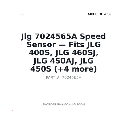 JLG 7024565A Speed Sensor - Fits JLG 400S, JLG 460SJ, JLG 450AJ, JLG 450S, JLG 450A, JLG 510AJ, JLG 600A, JLG 600AJ