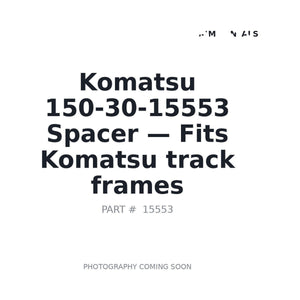 Komatsu 150-30-15553 Track Frame Parts | Fits Komatsu track frames | Stocked in BC, Ships Canada-Wide