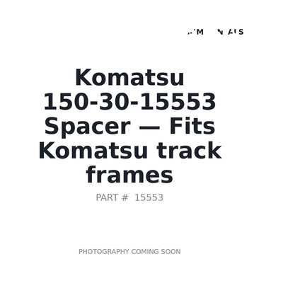 150-30-15553 Komatsu Track Frame Parts