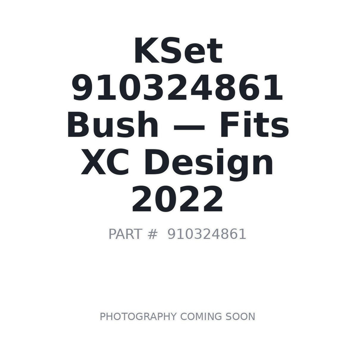 910324861 910324861 Bushings