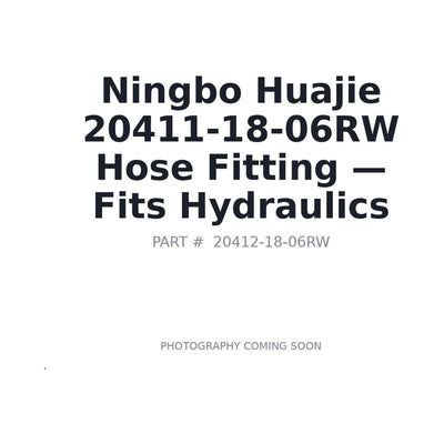 20411-18-06RW Huajie 20411-18-06RW Hydraulic Hose Fittings