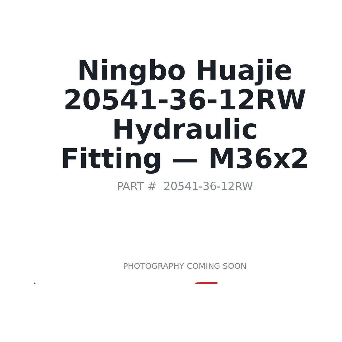 20541-36-12RW Huajie 20541-36-12RW Hydraulic Hose Fittings