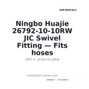 Ningbo Huajie 26792-10-10RW Hydraulic Hose Fittings | Stocked in BC, Ships Canada-Wide