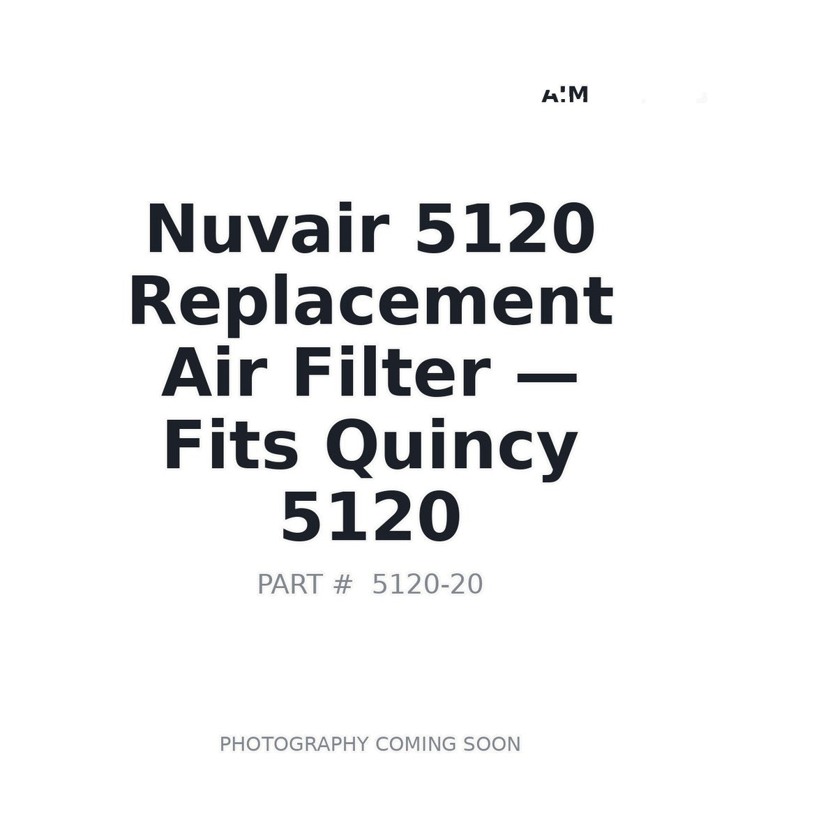 5120 Replacement Air Filter 5120 Filters
