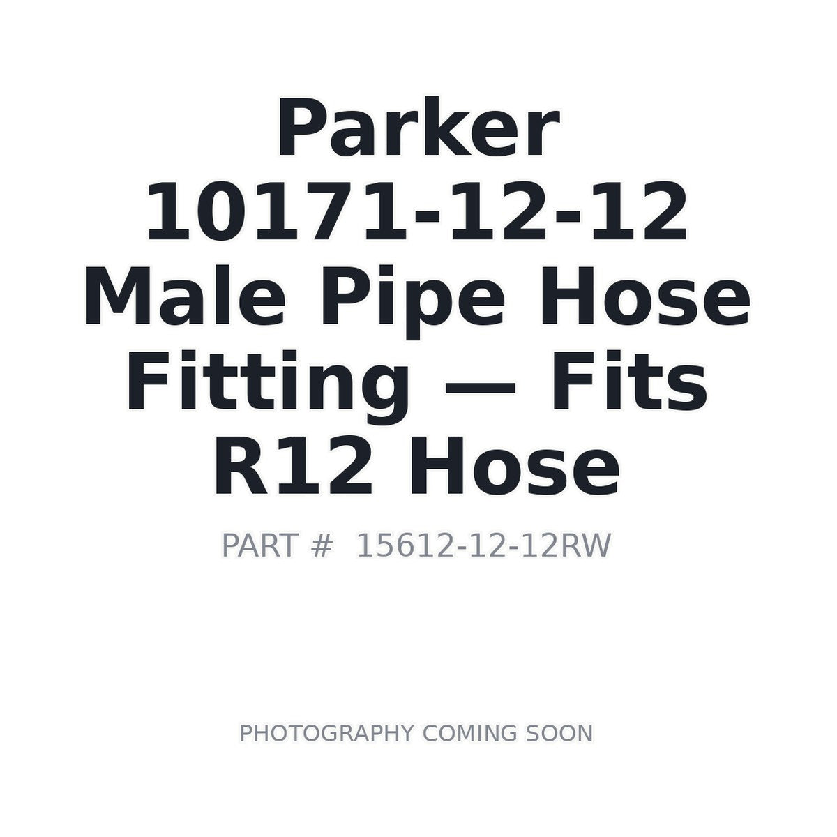 10171-12-12 10171-12-12 Hydraulic Hose Fittings