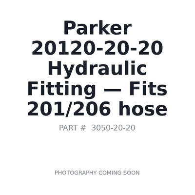 20120-20-20 20120-20-20 Hydraulic Fittings