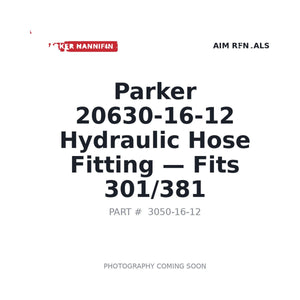 Parker 20630-16-12 Hydraulic Fittings | Stocked in BC, Ships Canada-Wide