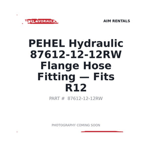 PEHEL Hydraulic 87612-12-12RW Hydraulic Hose Fittings | Stocked in BC, Ships Canada-Wide