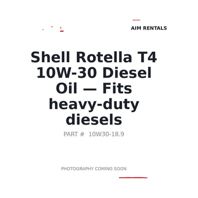 T4 10W-30 Rotella 10W30 Engine Oil . Fits heavy-duty diesels