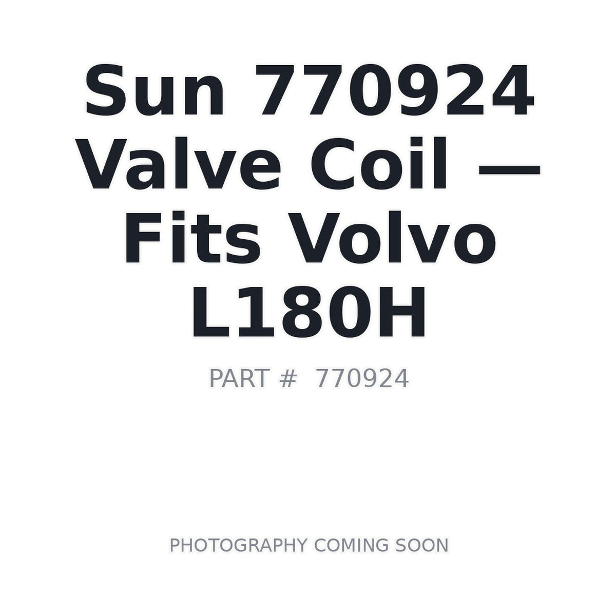 770924 770924 Hydraulic Components