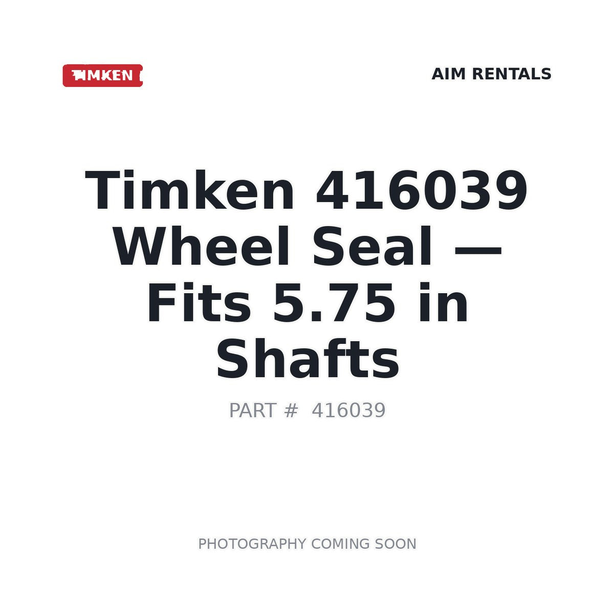 416039 416039 Seals