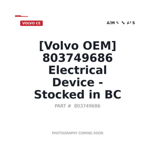 Volvo 803749686 Electrical | Stocked in BC, Ships Canada-Wide