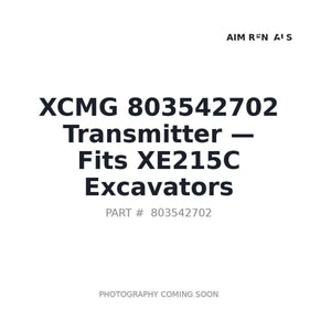 XCMG 803542702 Sensors | Fits XCMG XE215C | Stocked in BC, Ships Canada-Wide