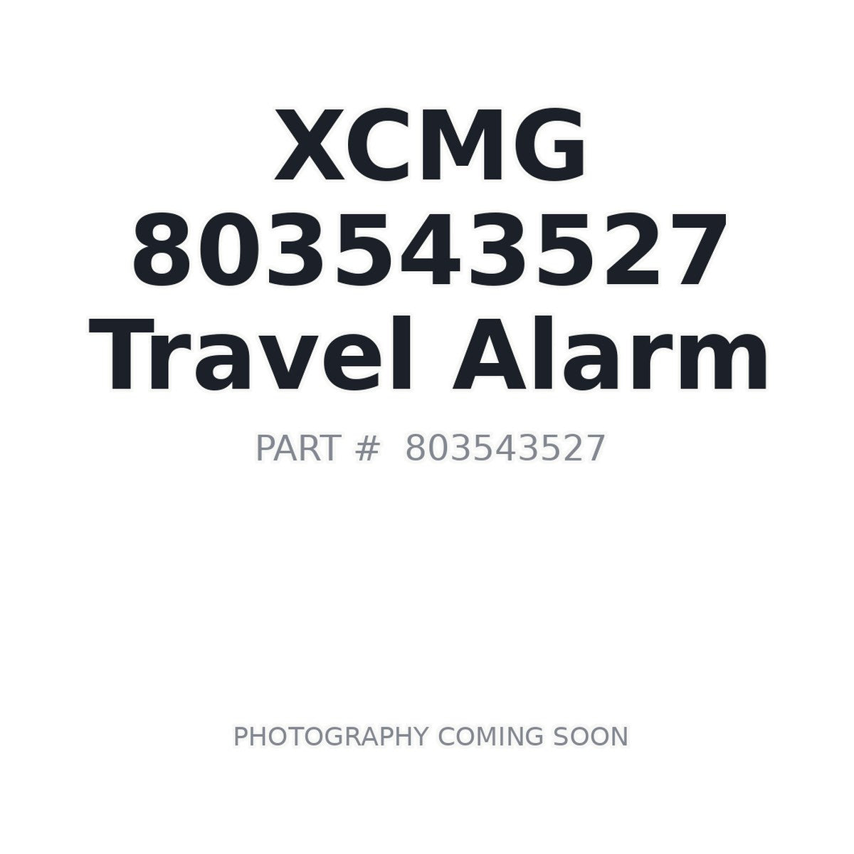 803543527 XCMG Sensor