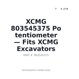 XCMG 803545375 Sensors | Stocked in BC, Ships Canada-Wide