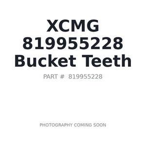 XCMG 819955228 Bucket Teeth | Fits XCMG XE215DA | Stocked in BC, Ships Canada-Wide