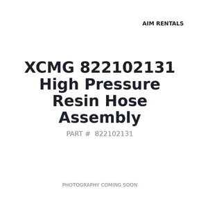 XCMG 822102131 Hose | Stocked in BC, Ships Canada-Wide