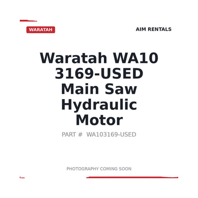 Waratah WA103169-USED Main Saw Hydraulic Motor