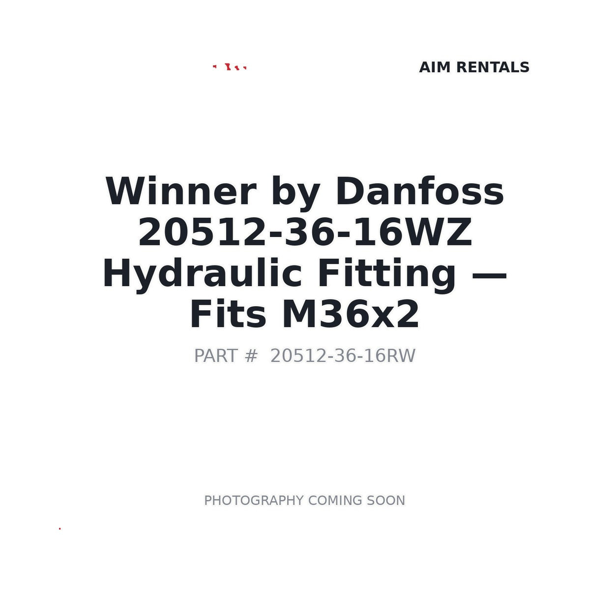 20512-36-16WZ 16RW Hydraulic Fittings