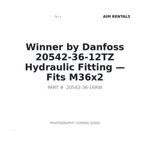 Danfoss 16RW Hydraulic Fittings | Stocked in BC, Ships Canada-Wide