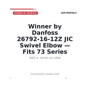Danfoss 12RW Hydraulic Fittings | Stocked in BC, Ships Canada-Wide
