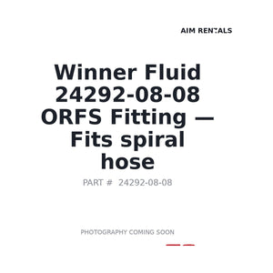 Winner 24292 Hose Fittings | Fits Spiral hydraulic hose | Stocked in BC, Ships Canada-Wide