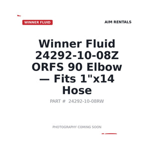 Winner 08RW Hydraulic Fittings | Stocked in BC, Ships Canada-Wide