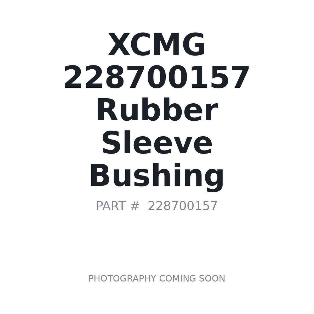 228700157 XCMG O-ring