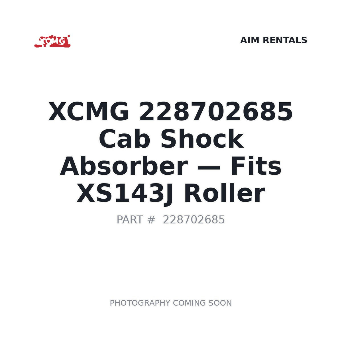 228702685 XCMG Cab Shock Absorbers