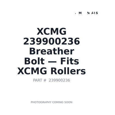 239900236 XCMG Breather Bolts