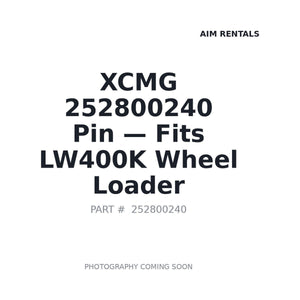 XCMG 252800240 Pins | Fits XCMG LW400K | Stocked in BC, Ships Canada-Wide