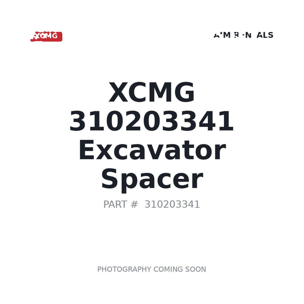 310203341 XCMG Spacer
