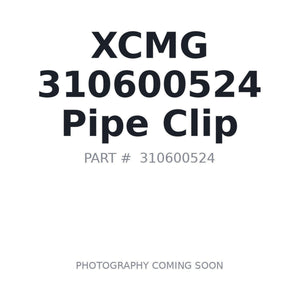 XCMG 310600524 Hose | Fits XCMG excavators | Stocked in BC, Ships Canada-Wide