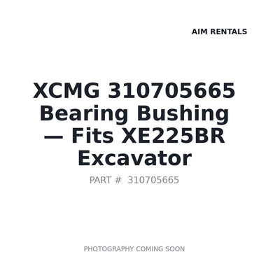 310705665 XCMG Bushings